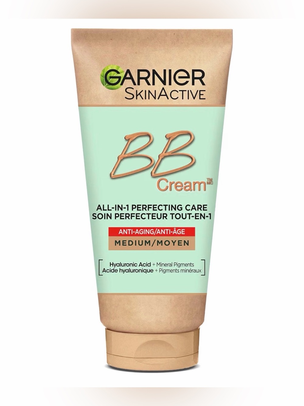 Garnier SkinActive BB Cream - Mint Tube with Beige Cap (Medium)